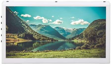 Monitor De Pantalla Táctil De 7 Pulgadas, Monitor Portátil De La Exhibición HDMI De 1024x600 IPS LCD con Altavoces Duales ángulo De Visión Completa 170° Monitor De Viaje para Pc