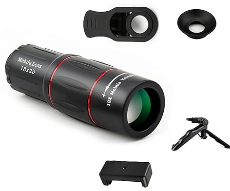 Handy Kamera Objektiv Set. Machen Sie Atemberaubende Fotos Mit Dem 18-fachen Teleskop Zoomobjektiv. Erfassen Sie Jedes Detail. Zubehör