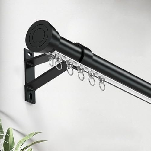 MZQMK Binario per Tende, Robusto Binario per Tende da Esterno Bastone Binario A Soffitto in Alluminio, Bastoni Binari per Finestre E Tende Divisorie(A,4.1M/(13.4FT))