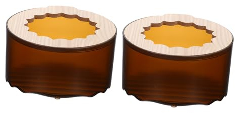 VILLCASE 2pcs Hamster Bath Sandbox Dust Bath Box for Small Animals Gerbils Mice Hamster Supplies Natural Sand