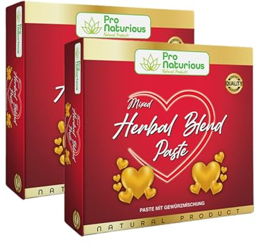 ProNaturious, 12x12g Extra Stark für aktive Männer, Sofortwirkung Original Türkisches Macun, Ginseng & Tribulus Terrestris Gel - 2 Stück
