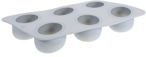 Stampo in Silicone per Torta Mousse a Forma di Fagiolo di Caffè 6 Cavità | Stampi per Cioccolato e Caramelle, Vassoio per Cubetti, Uso DIY e Candele