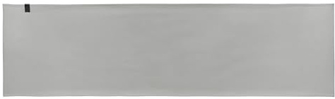SCHÖNER WOHNEN Hochwertiger Tischläufer Frühling Ostern 40x150cm Grau Uni - 100% Baumwolle für Esstisch & Küchentisch Öko-Tex - Ostern Tischdeko - Dekoration für Party & Geburtstag
