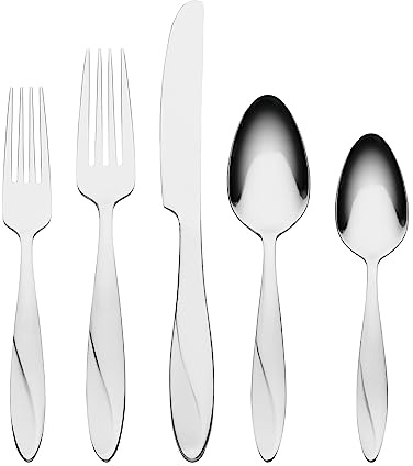 Oneida H021065AL20 Simmer 65 Piece Flatware Set