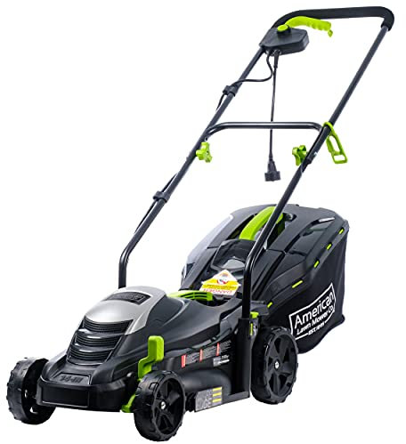 American Lawn Mower Company 50514 Cortacésped eléctrico con cable de 14 pulgadas, 11 amperios, color negro