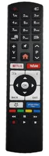 Mando Universal para Telefunken Vestel Finlux Edenwood Smart TV LCD LED HDTV - No se Necesita configuración