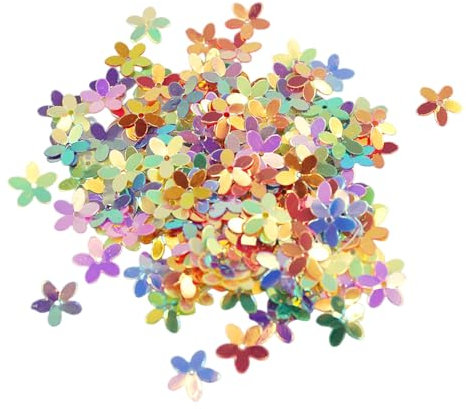 50 G Blumen-Pailletten, Dreidimensionale Fünfblättrige Blume, Blütenförmige Pailletten, Goldene Pailletten Mit Löchern, Nähzubehör, Diy-Dekoration