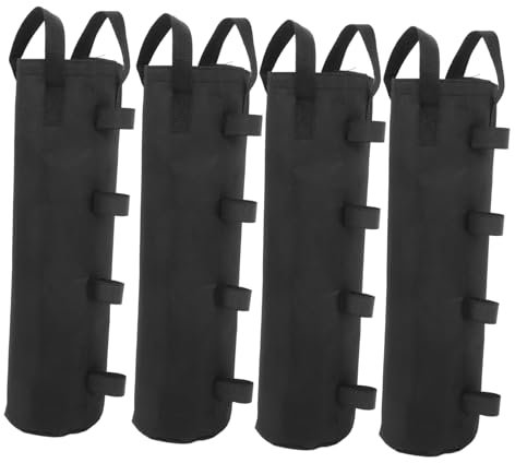 BESPORTBLE 4piezas Bolsa para Fijar Tienda De Campaña De Peso Resistentes para Refugios De Patio Carpas Toldo Sombrillas De Patio para Fijar Toldos y Carpas
