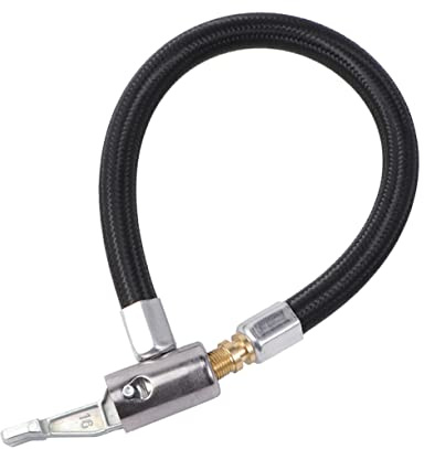 YOSADIER Air Inflator Extension Tube Locking Chuck Fit for Car Bike Motorcycle Tire Inflation