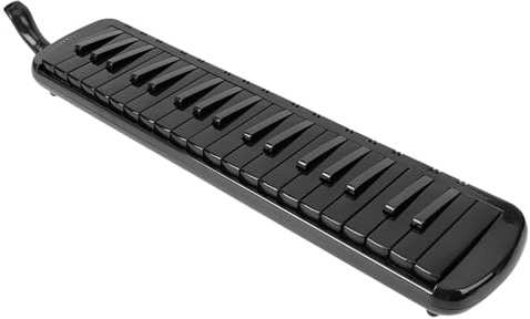Generic Melodica 37 Tasten Blasmusikinstrument für Anfänger, Übungstasche, Integrierte Tastatur, für Melodica-Liebhaber, Musikinstrumente (BLACK)