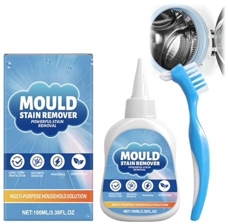 Mould Remover Gel,Deep Cleaning Grout Mould Remover & Washing Machine Rubber Cleaner Mould,Multi-Surface Household Mould and Mildew Remover for Shower,Tile,Silicone,Walls and Toilet Washing