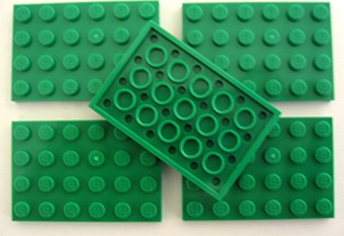 LEGO 5x 3032 Plate 4x6 | Green