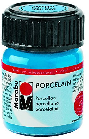 Marabu 090 15 ml Porzellan Malen, hellblau