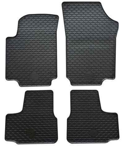 CORA 000132118 Tappeti Personalizzati in Gomma, 4 Pezzi