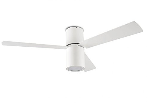 Diseño de ventilador de techo Formentera blanco luz 132 cm de LEDS-C4