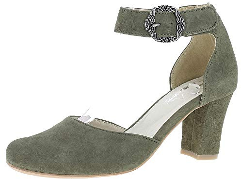 HIRSCHKOGEL Damer 3007835 rempumps, Grön kaki 046-41 EU