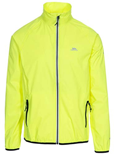 Trespass herr retract vattentät regn och helt reflekterande jacka, hög synlighet gul hi visibility yellow XL