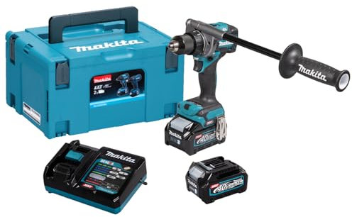 Makita DF001GD201 Akku-Bohrschrauber 40V max. / 2,5 Ah, 2 Akkus + Ladegerät im MAKPAC