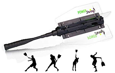 YJSD Tennis Training Resistance Swing Trainer, Professional Tennis Trainer Padle Racket, Adults Tennis Racket Resistance Fan, Increase Swing Speed Power Resistance Tennis Racket
