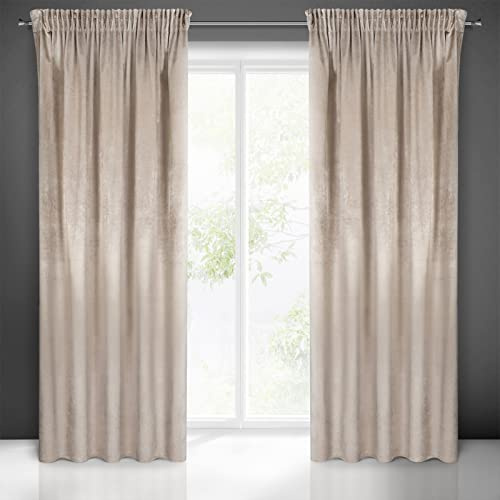 shumee Una tenda leggera e vellutata in morbido tessuto 140 cm x 270 cm