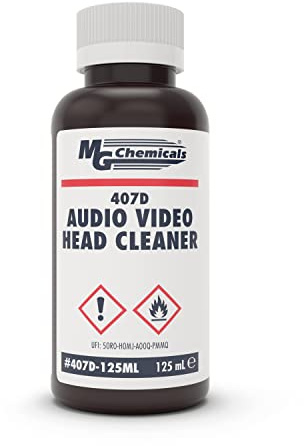 MG Chemicals 407D Audio/Video Head Cleaner, 125 mL Liquid Bottle (407D-125ML)