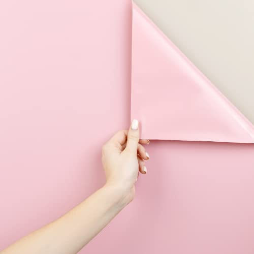 MARAPON® Klebefolie für Möbel in Rosa [60x200 cm] Möbelfolie - Unicolor selbstklebende Folie in Matt für Küche, Wohnzimmer, Kinderzimmer und alle glatten Oberflächen - ohne Weichmacher