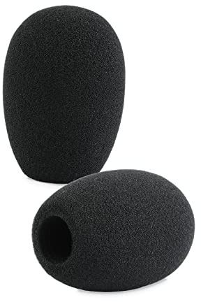 LEFXMOPHY Windscreen for Samson C02 / Behringer C-2 Pencil Condenser Microphones Pop Filter Mic Foam Cover 2-Pack Windshield