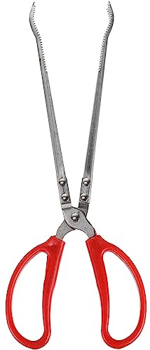 OKUMEYR Cattura Strumento Di Pesca Mare Pinze Per Forbici Pinze Da Cucina Cattura Mare Stufa A Legna Strumento Di Forno Clip Di Carbone Di Legno Pinza Per Pesce Granchio Acciaio Inox