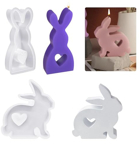 2 Stück Silikonform Ostern Silikonform Hase Gießformen Silikon Giessform Silikon Silikon Gießform Ostern GießForm Ostern Silikonformen Gießformen Gießformen Silikon Ostern Gießform Silikon