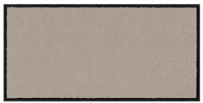 Salonloewe Paillasson 030 x 060 cm, sable, pour intérieur et extérieur, paillasson, paillasson, tapis anti-salissures
