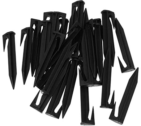 VANZACK 50stücke Zeltnägel Outdoor Camping Nägel Gartenbedarf Kunststoffnägel Für Camping Zelte Markisen Vordächer Befestigung