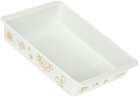 Thun - Fuente rectangular de porcelana, 32 x 22,5 cm, altura 6,5 cm, colección Happy Elegance
