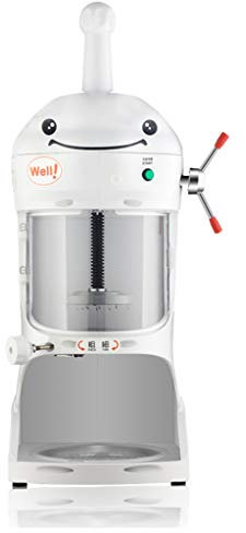 Ice Shaver Snow Cone Maker - Commercial Tabletop Shaved Ice Crusher for Cold Drink Shop, 90kgs/hr 300W