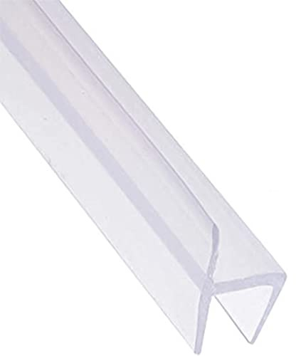 Shower Door Bottom Seal Frameless Clear Glass Door Seal Strip Stop Shower Leaks and Create a Water Barrier for Bathroom Home Kitchen