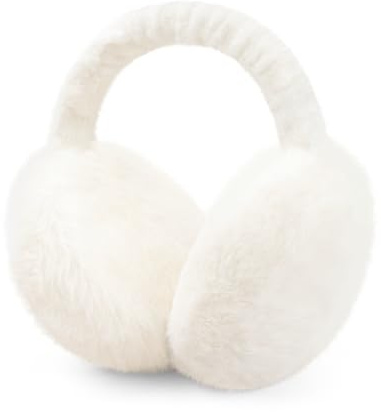 Becellen Ohrenwärmer Damen, Winter Warme Earmuffs Verstellbar Plüsch Ohrenschützer Faltbare Weich Kunstpelz Ohrenmuscheln für Kaltes Wetter Damen Herren