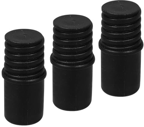 BRIGHTFUFU 3pcs Threaded Connection Tips for Broom Handle Mop Handle Adapter Replacement