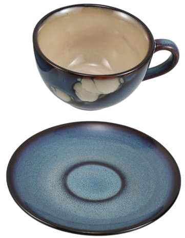 Holibanna Taza De Leche Vintage Japonesa Diseño Elegante Con Platillo Para Té y Café