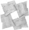 DIYEAH 2 Series Herramienta De Martillo De Cuña Práctica Instalación Cuñas De Cuña De Mango De Martillo Cuña Divisoria Con Mango De Martillo Planchar Plata 4 Piezas*2