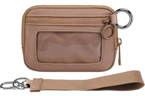 Outdoor-Aktivitäten-Hüfttasche, rutschfestes Design, Handgelenktasche, geräumige Taschen mit Trageschlaufe, für Männer und Frauen, Läufer, Polyester, Handgelenktasche zum Laufen, braun, Einheitsgröße