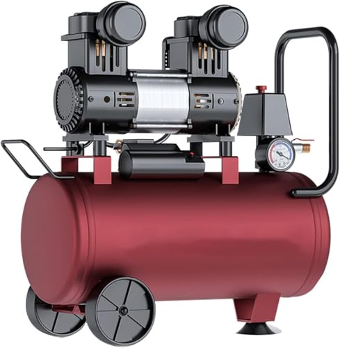Compresseur D’air sans Huile 1000/1300 W Compresseur D’air Silencieux Portable 30l Spray Pait Detistry 220v Pompe à Air Atelier Peumatic Tools, 1000W-30L