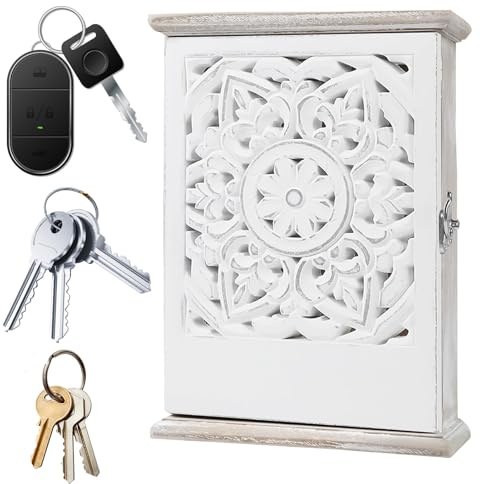 Générique Boîte Porte-Clés - Organisateur Moderne Déco Maison,Support Murale Organisateur Porte-Clés - Idée Cadeau pour Entrée Bureau Maison
