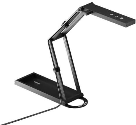 Dokumentkamera och webbkamera 4K med mikrofon, USB-visualisering, autofokus, vikbar for Windows - fjärrundervisning livedemo