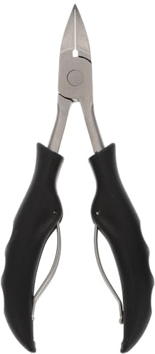 TOYANDONA Nagelknipser Schwarzer und Adlerschnabel mit Doppelfeder aus Edelstahl Präziser Kompakt für Fingernägel den Täglichen Gebrauch zu Hause im Nagelstudio