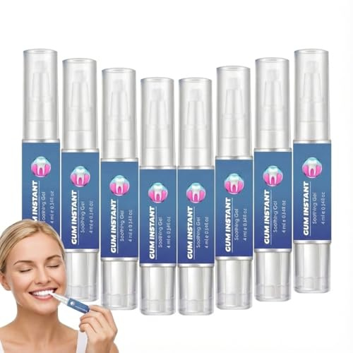 Gel reparador de encías, pasta de dientes muy blanqueadora, lápiz de suero blanqueador para eliminar la decoloración dental, blanqueamiento dental y cuidado de encías, gel para el cuidado bucal de las