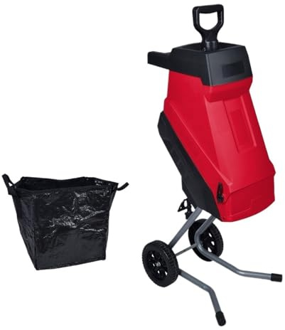 Broyeur Électrique De Branche Machine Déchiqueteuse Bois Branches D'arbre 2500 W éCrasement Puissant, Faible Bruit