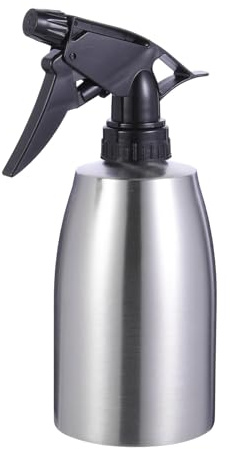 Tofficu Edelstahl Sprühspender Handpumpe Wassersprüher für Pflanzen und Sukkulenten in Silber Leicht zu Tragen und Handbetätigt für Gebrauch zu Hause