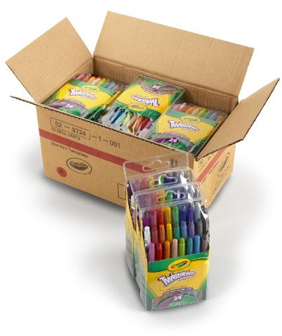 Twistables Mini Crayons, 24 Colors/Pack
