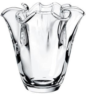 Villeroy & Boch - Blossom Vase 22,7cm Klar, Spülmaschinenfest, Vasen, Blumenvase, Kristallvase, Große Glasvase, Dekoration für Wohnzimmer, Schlafzimmer oder Flur, Zimmerdeko, Tischdeko, Kristallglas