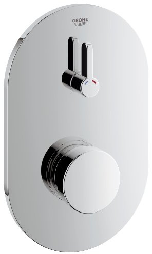 GROHE Eurosmart CS Selbstschluss-Brausebatterie mit Mischung, Fertigmontage-Set 36321000