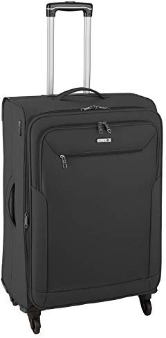 D&N Travel Line 6804 Koffer, 66 cm, 63L, Schwarz
